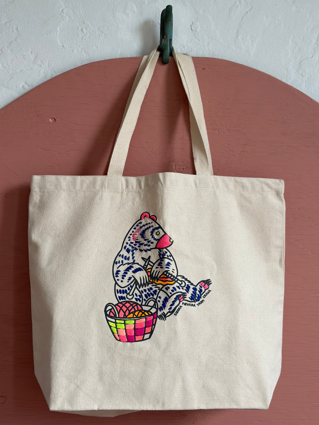 2026 Sierra Nevada Yarn Crawl Tote Bag + Embroidery Kit Option