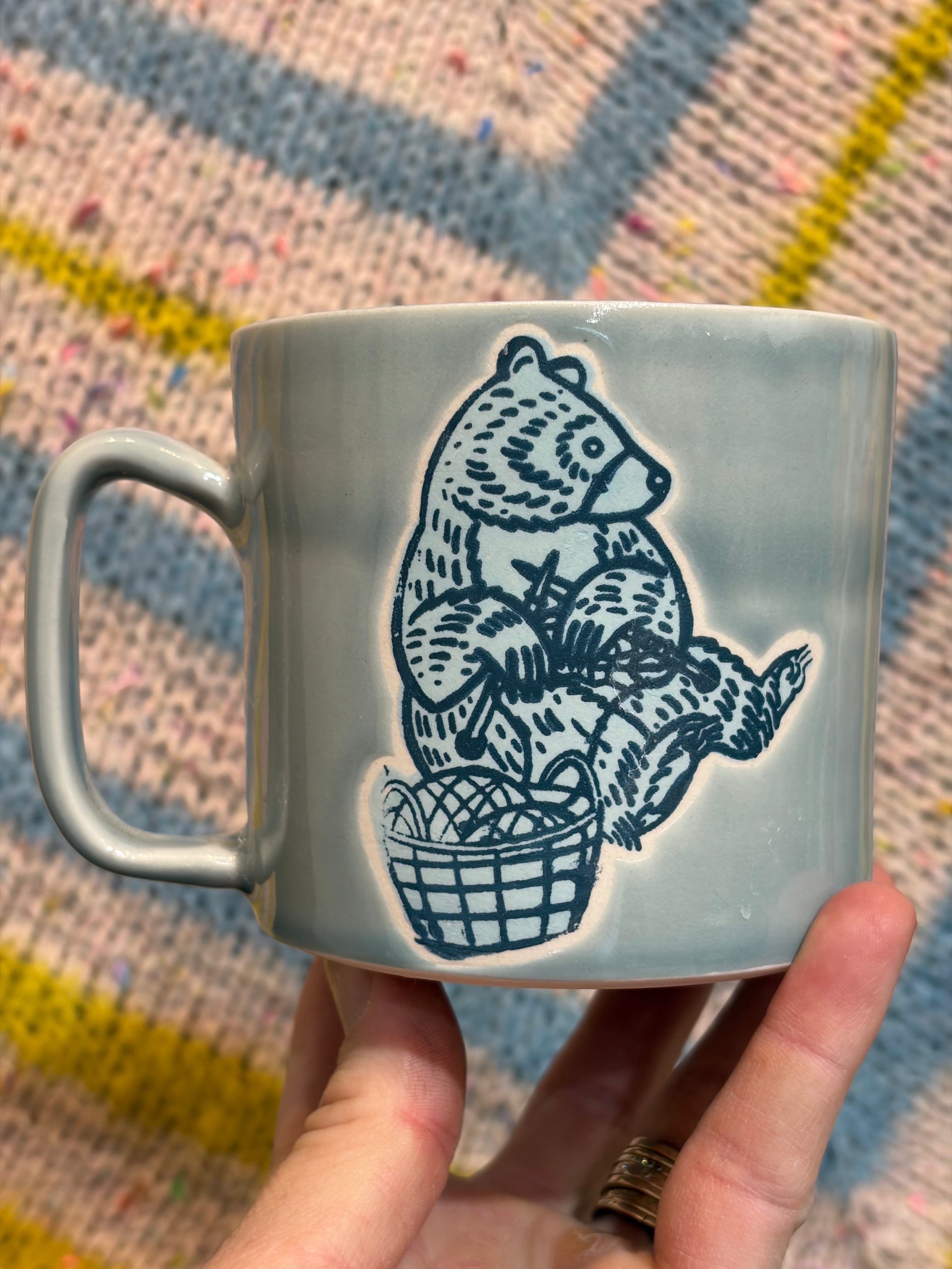 Custom Sierra Nevada Yarn Crawl Ceramic Mugs