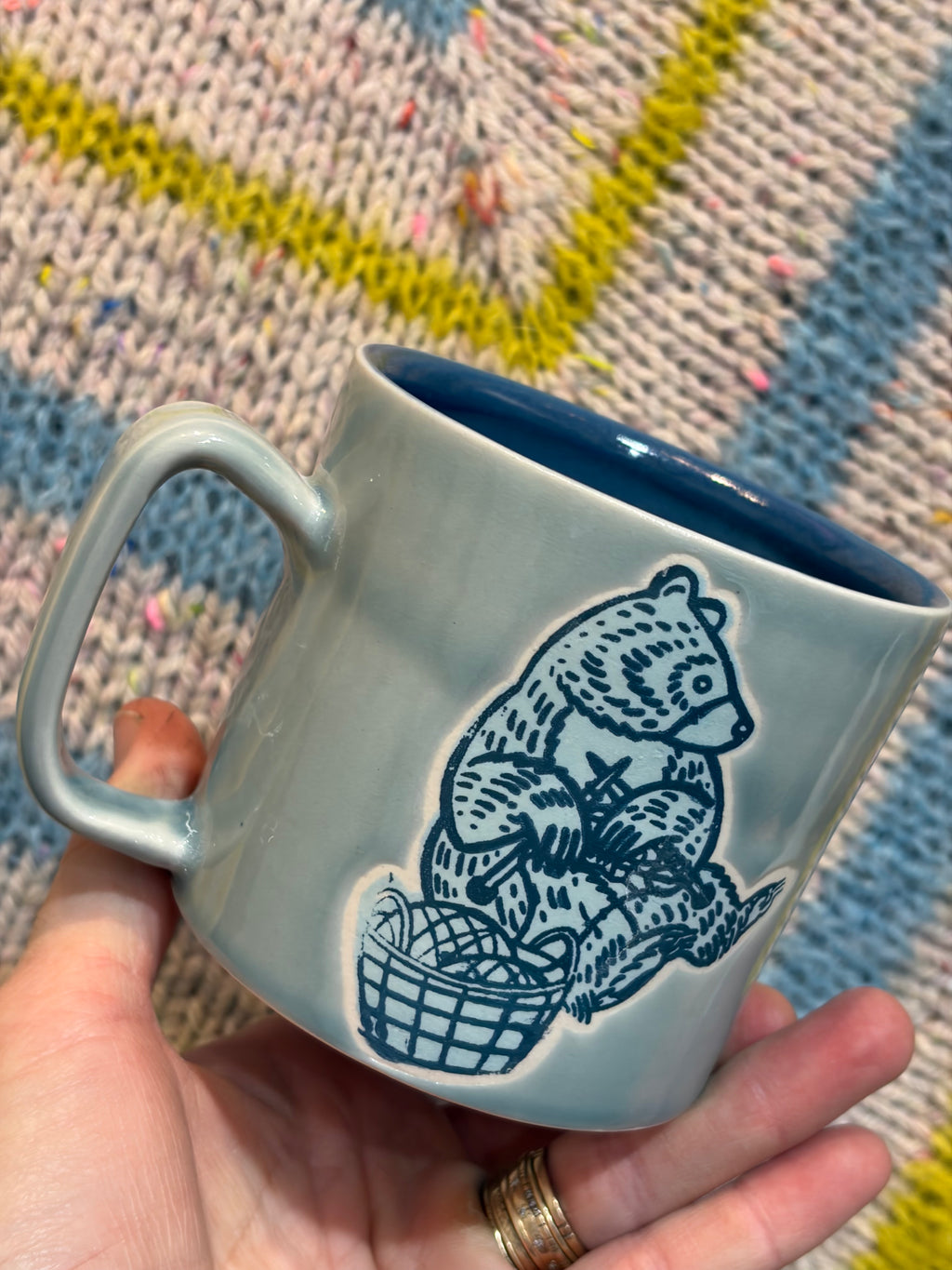 Custom Sierra Nevada Yarn Crawl Ceramic Mugs